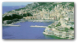 View of Monte Carlo Harbor